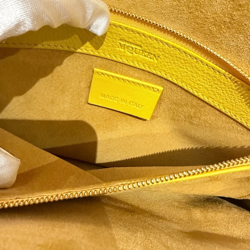 Alexander McQueen Bright Yellow Leather Tote